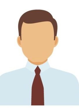 Business people flat avatars. Men and women business and casual clothes icons. Vector illustration